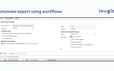 Export and Attach Dynamics 365 CRM Reports/Documents Templates to Email - Click2Export for Microsoft 365 — screenshot