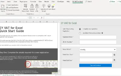 EY VAT for Excel for Microsoft 365 — screenshot