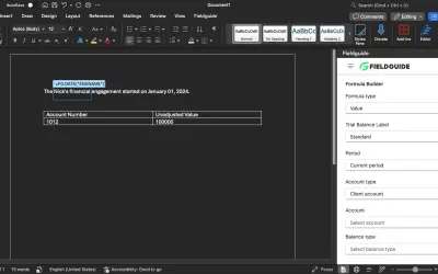 Fieldguide for Word for Microsoft 365 — screenshot
