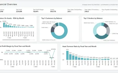 Finance Power BI app for Business Central (26.2) for Microsoft 365 — screenshot