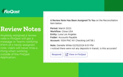 FloQast for Microsoft 365 — screenshot