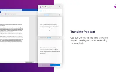 Flow | Your instant translator for the enterprise for Microsoft 365 — screenshot