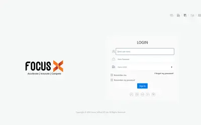 Focus X - AI powered ERP for Microsoft 365 — screenshot