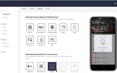FollowAnalytics Mobile Builder&Engagement Platform for Microsoft 365 — screenshot