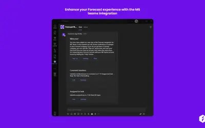 Forecast Notifier for Microsoft 365 — screenshot