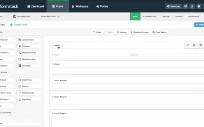 Formstack Forms for Microsoft 365 — screenshot