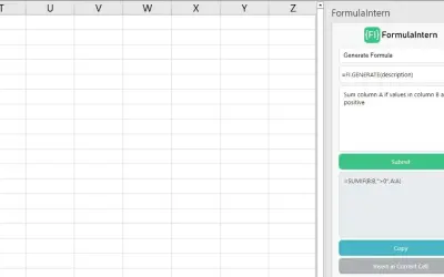 FormulaIntern for Microsoft 365 — screenshot