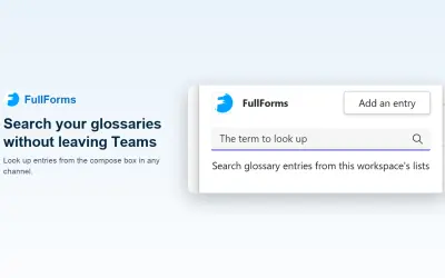 FullForms for Microsoft 365 — screenshot