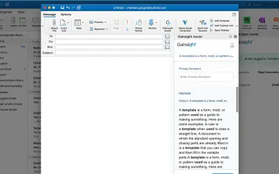 Gainsight Assist for Microsoft 365 — screenshot