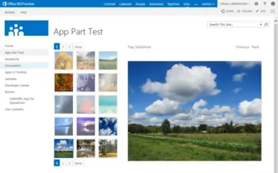 Galleriffic App for SharePoint for Microsoft 365 — screenshot
