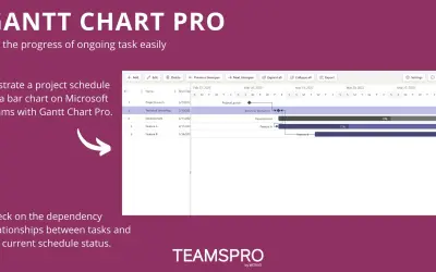 Gantt Chart Pro for Microsoft 365 — screenshot