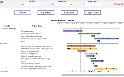 Gantt Timeline for Microsoft 365 — screenshot