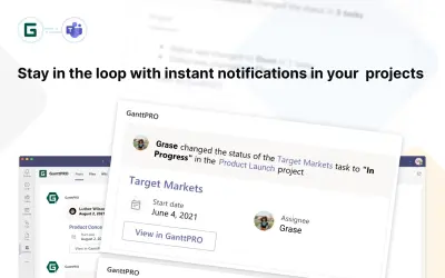 GanttPRO APP for Microsoft 365 — screenshot