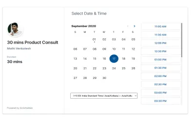 GoSchedule - Appointment Scheduling Software for Microsoft 365 — screenshot