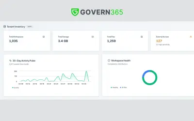 Govern 365 - The Native VDR for Microsoft 365 for Microsoft 365 — screenshot
