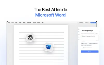 GPT for MS Word for Microsoft 365 — screenshot