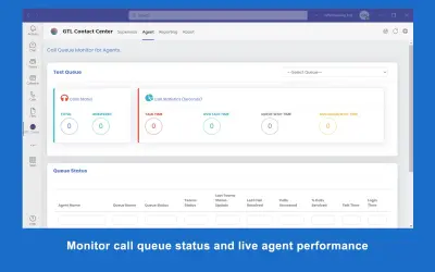 GTL Contact Center for Microsoft 365 — screenshot