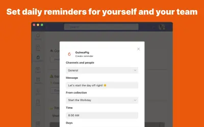 GuineaPig for Microsoft 365 — screenshot