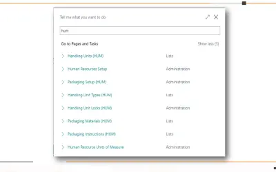Handling Units Management for Microsoft 365 — screenshot