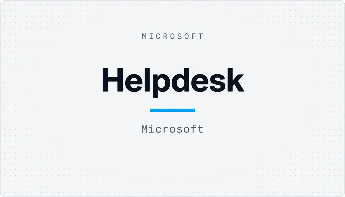 Helpdesk — cover image