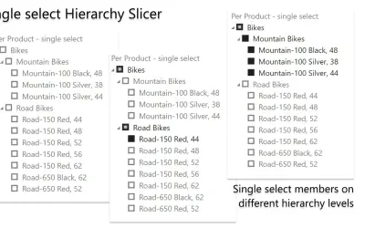 HierarchySlicer for Microsoft 365 — screenshot