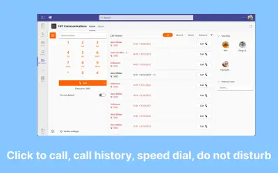 HIT Communications for Microsoft 365 — screenshot