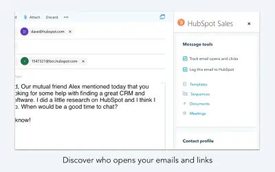 HubSpot Sales for Microsoft 365 — screenshot