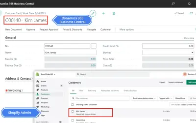 i95Dev Connect for Shopify eCommerce for Microsoft 365 — screenshot