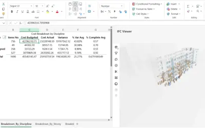 IFC Viewer for Excel for Microsoft 365 — screenshot