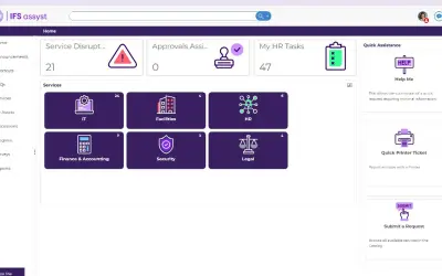 IFS assyst for Microsoft 365 — screenshot
