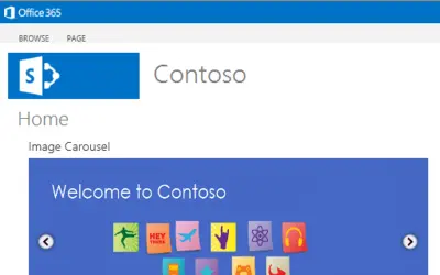 Image Carousel for Microsoft 365 — screenshot
