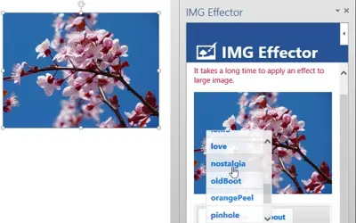 IMG Effector for Microsoft 365 — screenshot