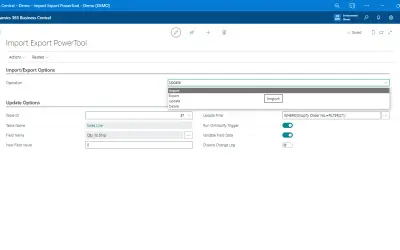 Import Export PowerTool for Microsoft 365 — screenshot