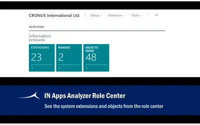 IN Apps Analyzer for Microsoft 365 — screenshot
