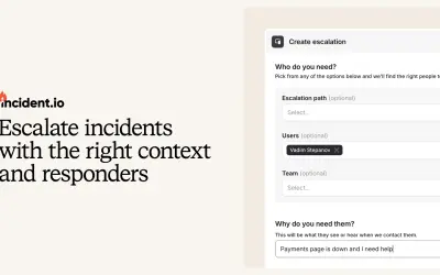incident.io for Microsoft 365 — screenshot