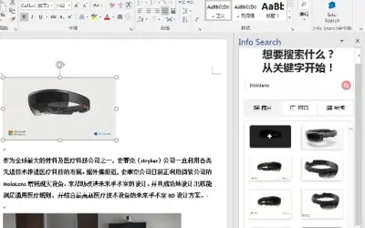 Info Search for Microsoft 365 — screenshot