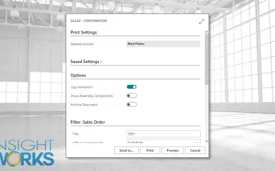 Insight Works PrintNode Connector for Microsoft 365 — screenshot