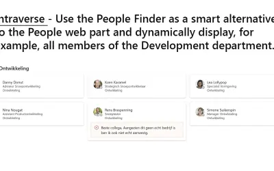 Intraverse for Microsoft 365 — screenshot