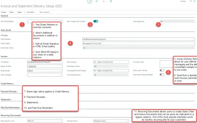 Invoice and Statement Delivery (USA/CAN) for Microsoft 365 — screenshot