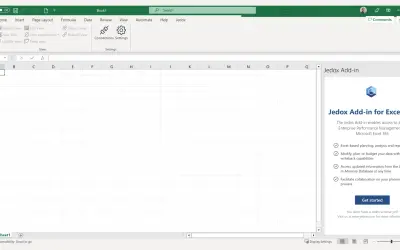 Jedox Add-in for Excel 365 for Microsoft 365 — screenshot