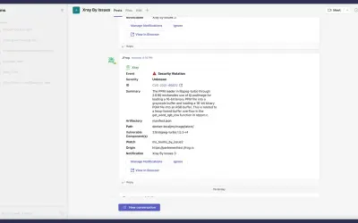 JFrog for Microsoft 365 — screenshot