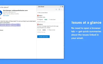 Jira Cloud for Outlook (Official) for Microsoft 365 — screenshot