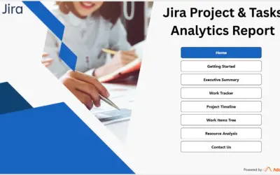 Jira Dashboard- Power BI Project Reporting for Microsoft 365 — screenshot