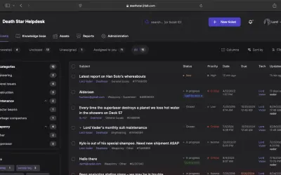 Jitbit Helpdesk for Microsoft 365 — screenshot