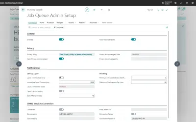 Job Queue Admin for Microsoft 365 — screenshot