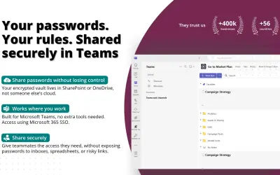 KeePass Pro for Microsoft 365 — screenshot