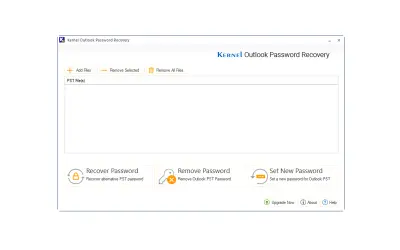 Kernel for Outlook Password Recovery for Microsoft 365 — screenshot