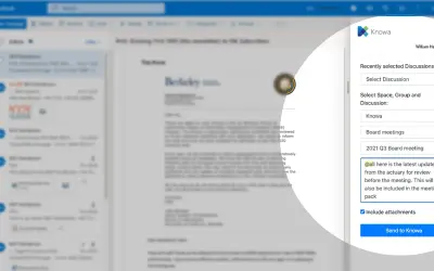 Knowa for Outlook for Microsoft 365 — screenshot