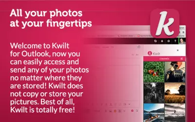 Kwilt - Your Photos for Email for Microsoft 365 — screenshot