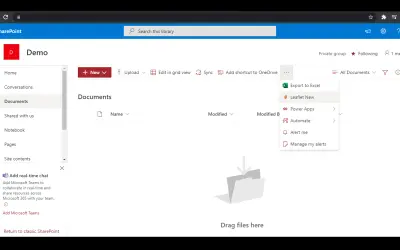 Leaflet for SharePoint for Microsoft 365 — screenshot